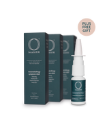 BreathMor Triple Pack nasal spray for hayfever symptoms like sneezing, congestion and itchy eyes.